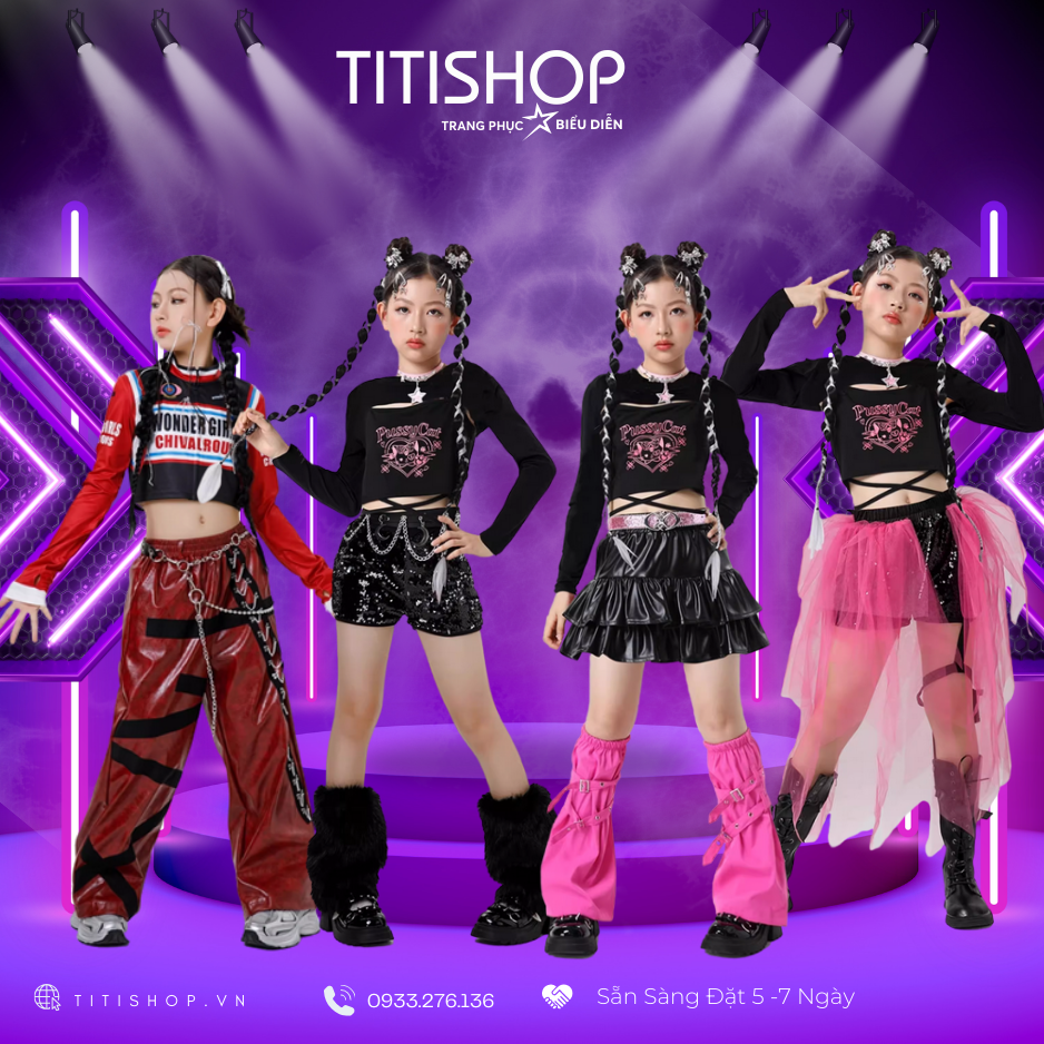Sét Biểu Diễn Bé Gái Titishop ( Đặt 5-7 Ngày )