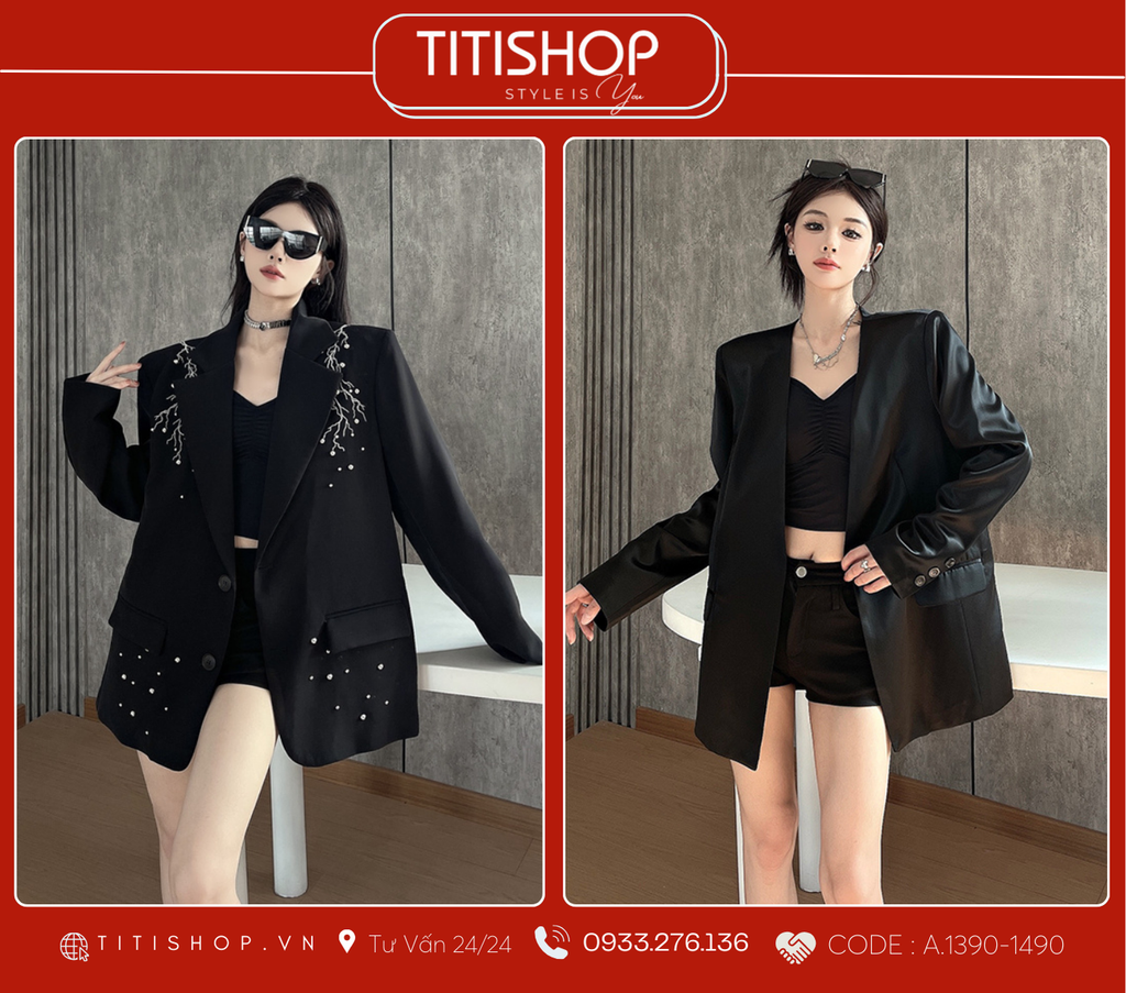 Áo Blazer Dáng Rộng TITISHOP  (S-XL)