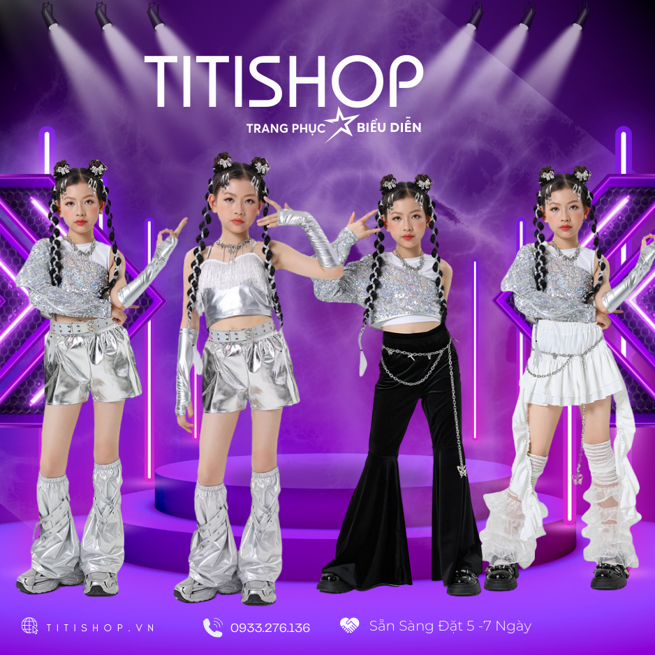 Sét Biểu Diễn Bé Gái Titishop ( Đặt 5-7 Ngày )