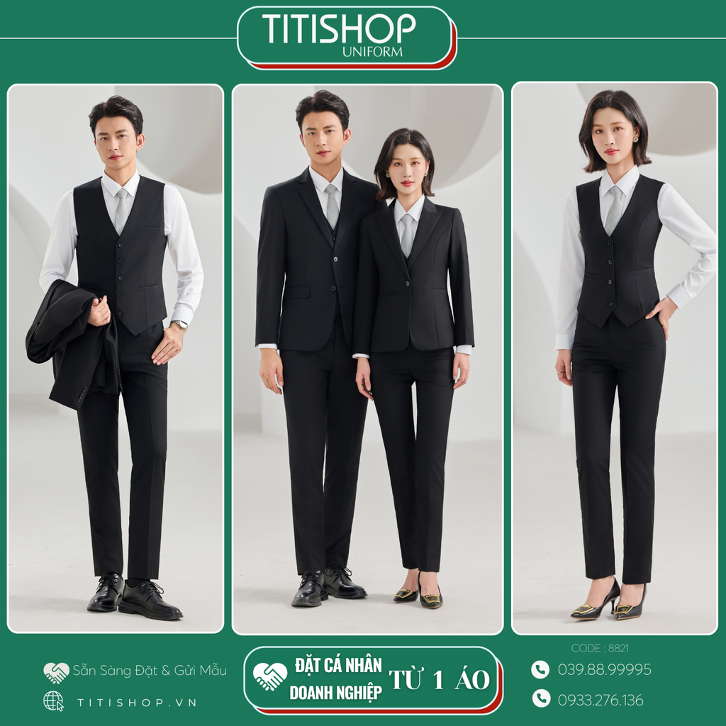 Đồng Phục Veston TITISHOP May Sẵn