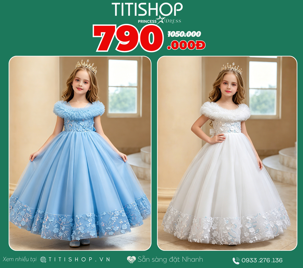 Đầm Công Chúa Titishop Tiết Kiệm