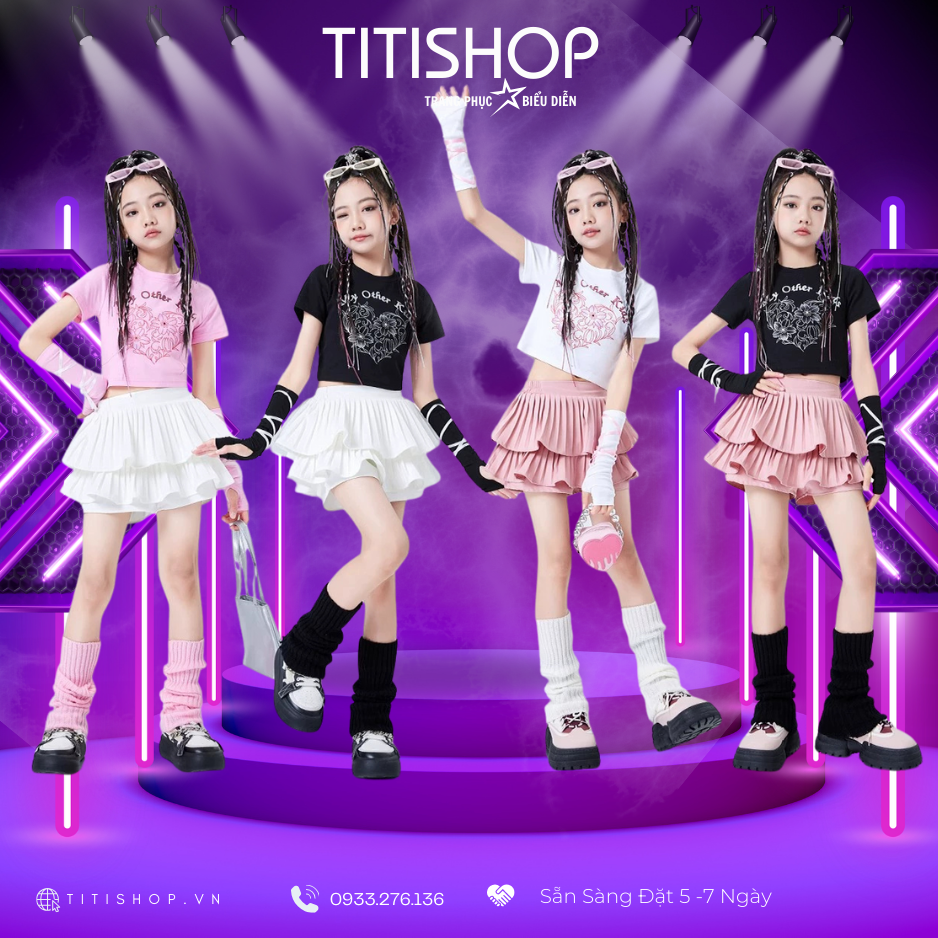 Sét Biểu Diễn Bé Gái Titishop ( Đặt 5-7 Ngày )