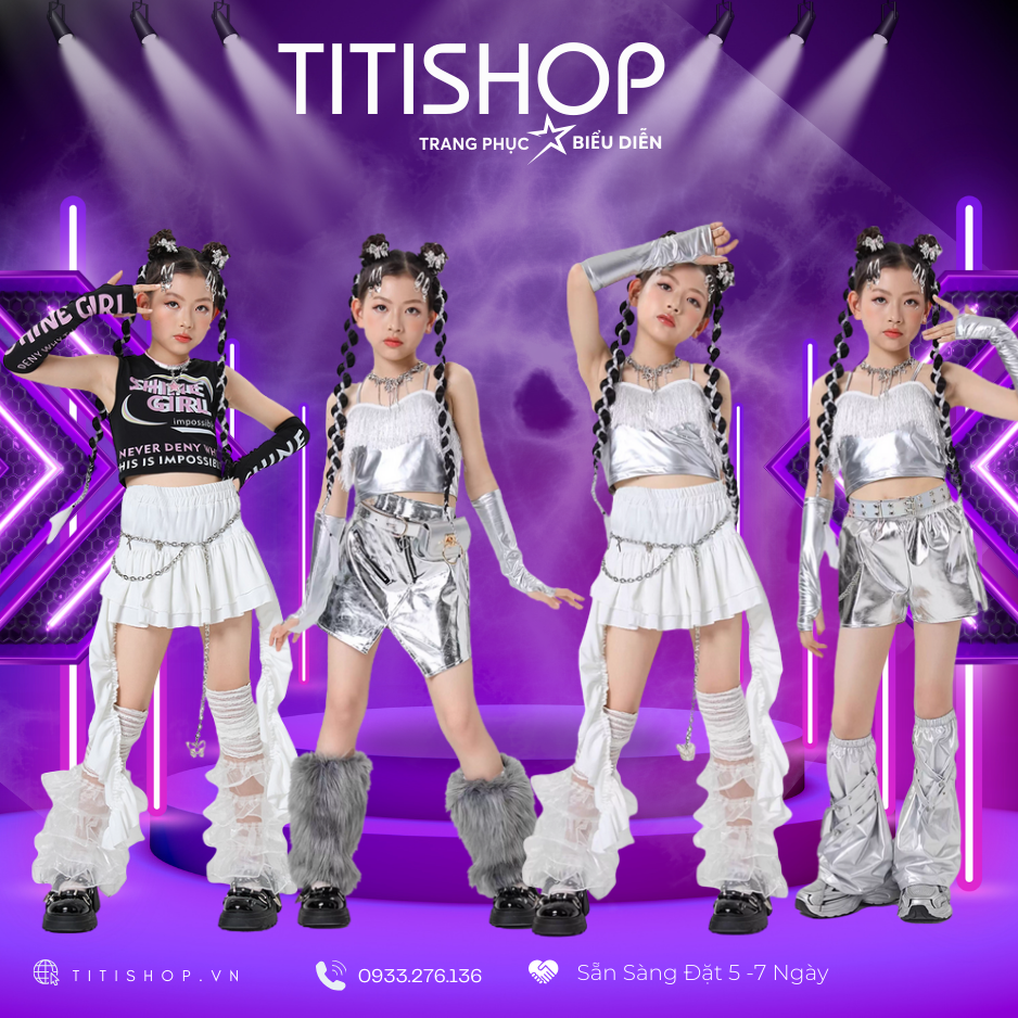 Sét Biểu Diễn Bé Gái Titishop ( Đặt 5-7 Ngày )