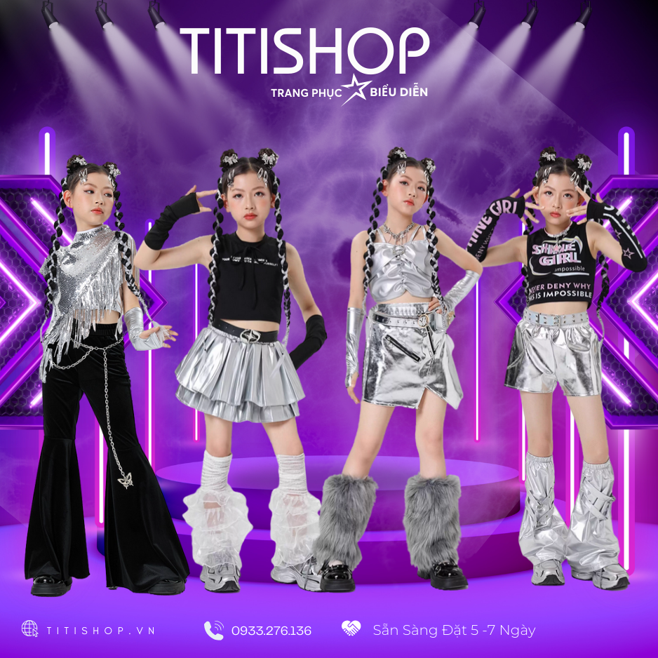 Sét Biểu Diễn Bé Gái Titishop ( Đặt 5-7 Ngày )