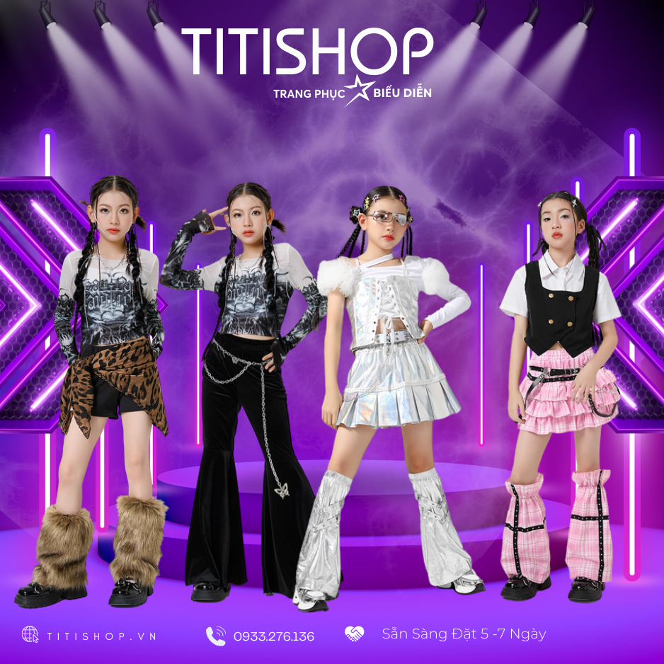 Sét Biểu Diễn Bé Gái Titishop ( Đặt 5-7 Ngày )