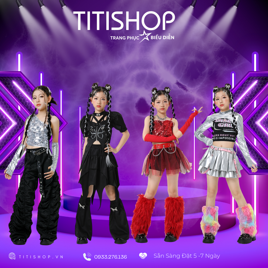 Sét Biểu Diễn Bé Gái Titishop ( Đặt 5-7 Ngày )