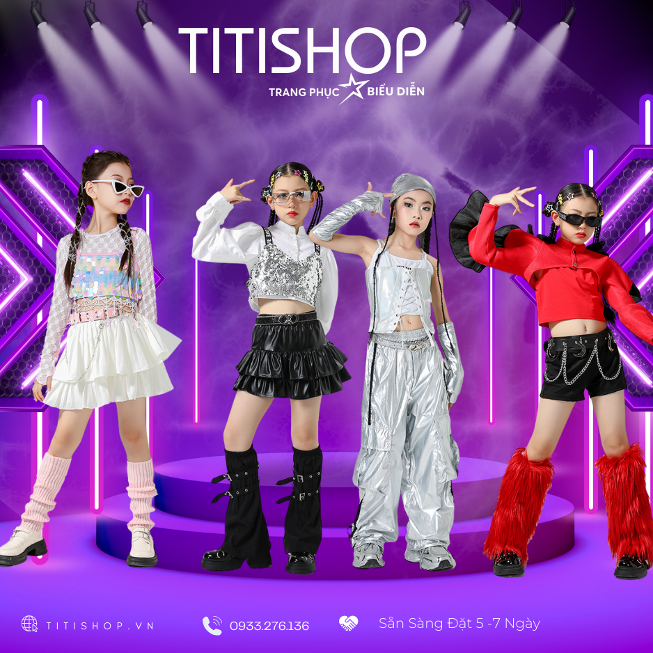 Sét Biểu Diễn Bé Gái Titishop ( Đặt 5-7 Ngày )