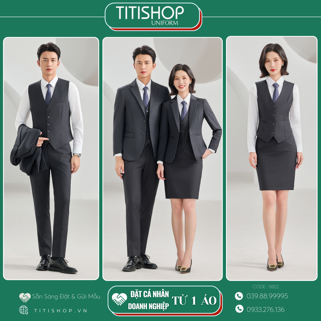 Đồng Phục Veston TITISHOP May Sẵn