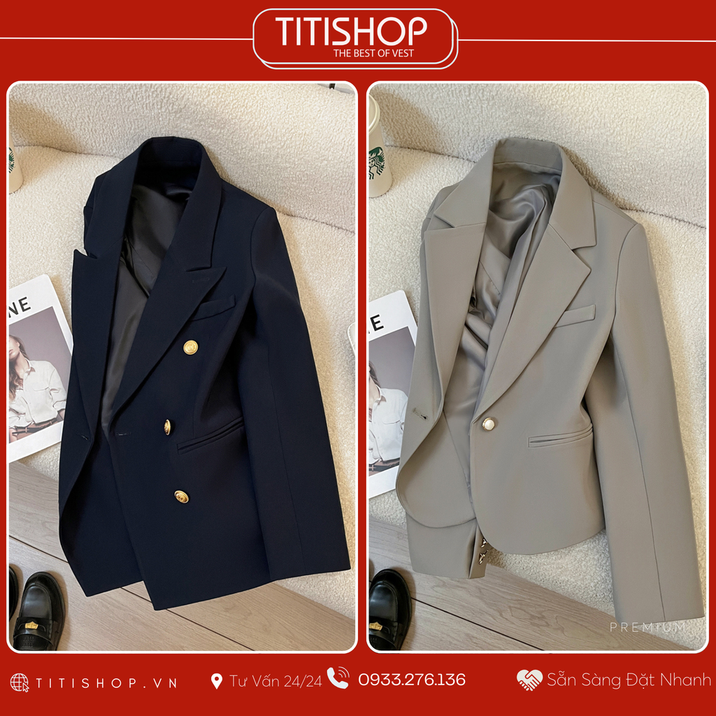 Áo Blazer Nữ Titishop (S-4XL )