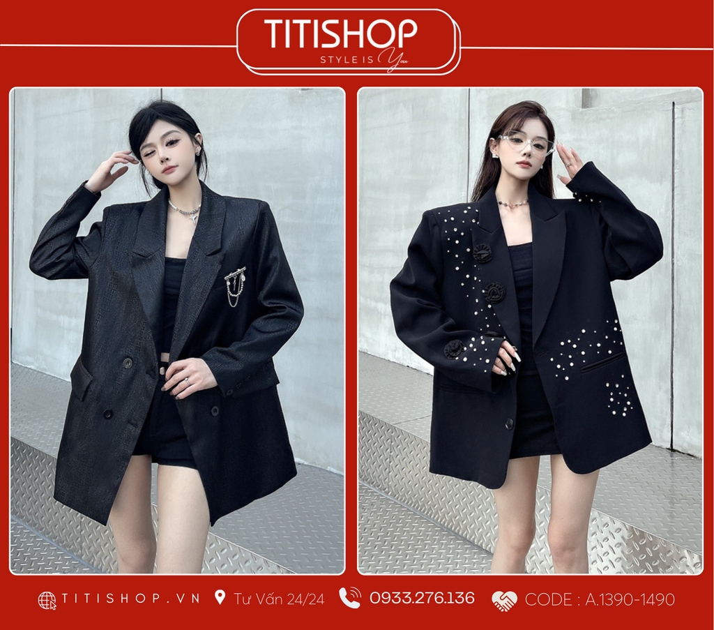 Áo Blazer Dáng Rộng TITISHOP  (S-XL)