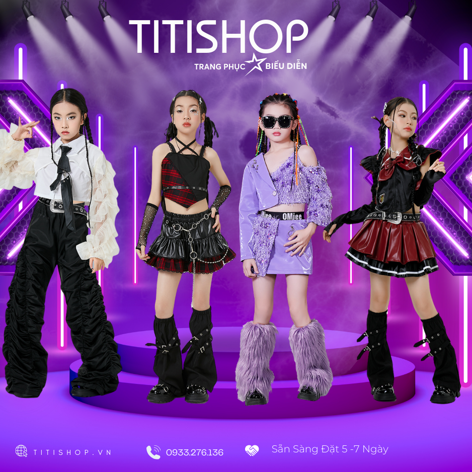 Sét Biểu Diễn Bé Gái Titishop ( Đặt 5-7 Ngày )