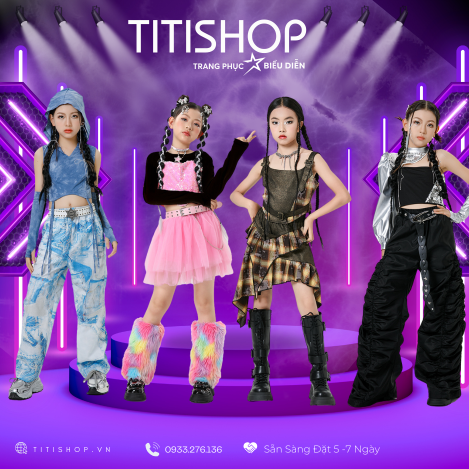 Sét Biểu Diễn Bé Gái Titishop ( Đặt 5-7 Ngày )