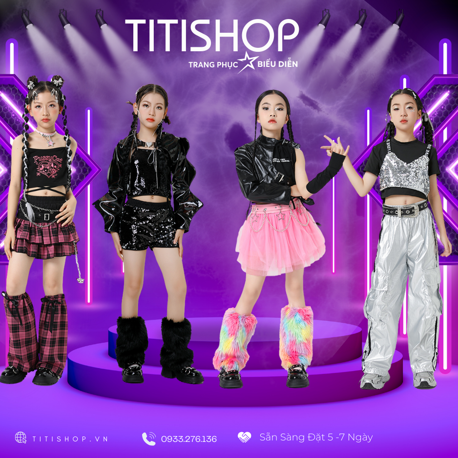 Sét Biểu Diễn Bé Gái Titishop ( Đặt 5-7 Ngày )