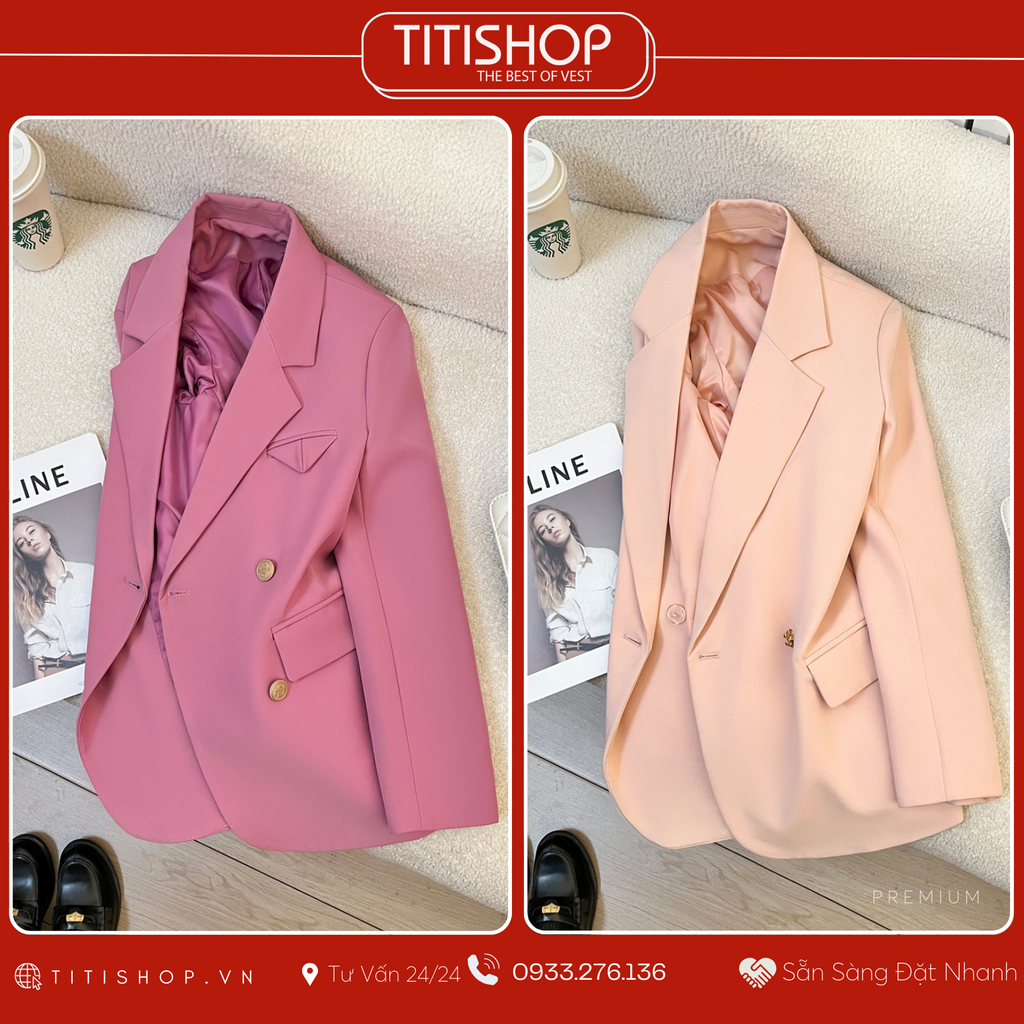 Áo Blazer Nữ Titishop (S-4XL )