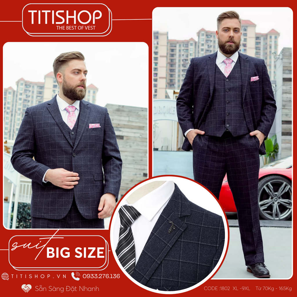 Suit Nam Big Size Titishop (L-12XL)