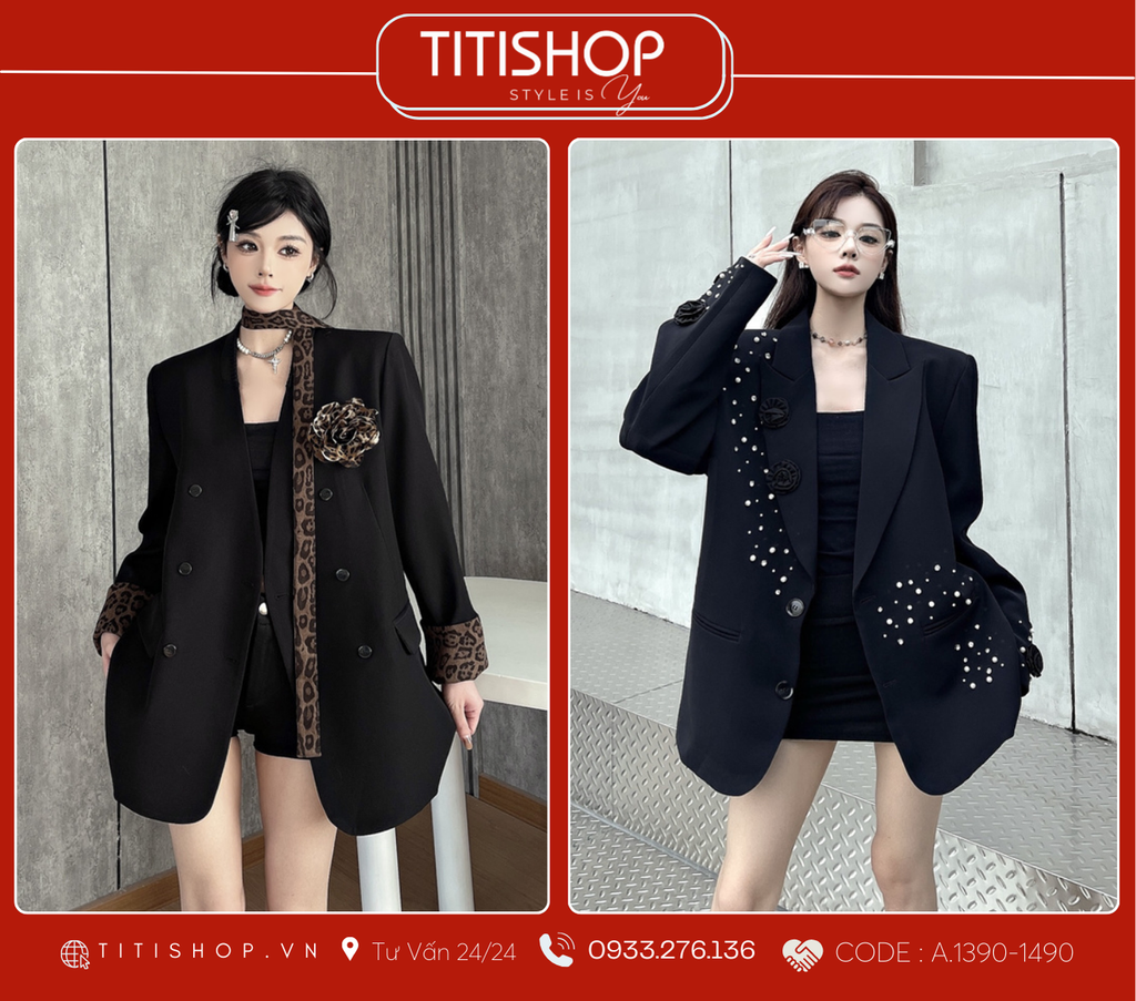 Áo Blazer Dáng Rộng TITISHOP  (S-XL)