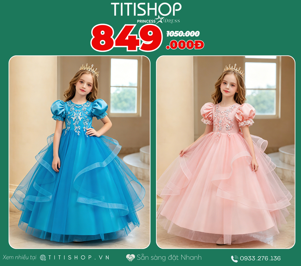Đầm Công Chúa Titishop Tiết Kiệm