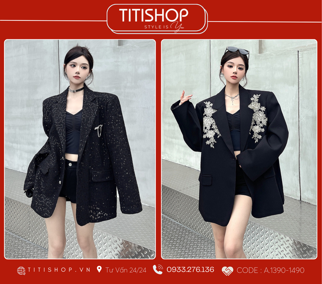 Áo Blazer Dáng Rộng TITISHOP  (S-XL)