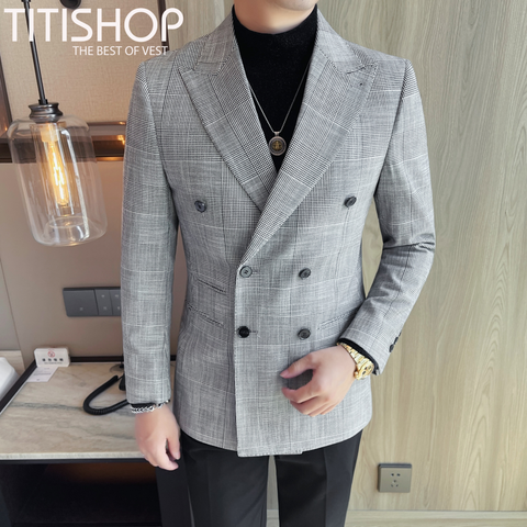 Áo Blazer Qúy Ông Titishop (M-4XL)