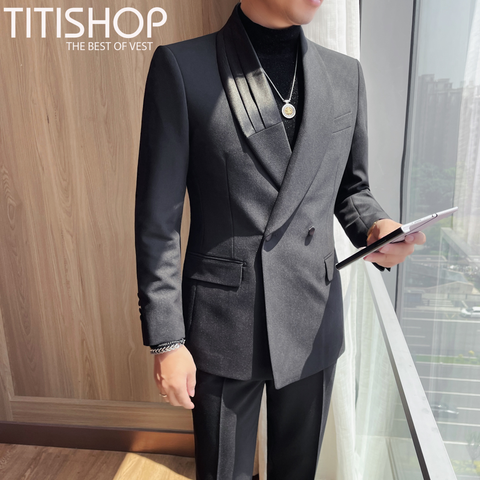 Áo Blazer Qúy Ông Titishop (M-4XL)