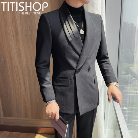 Áo Blazer Qúy Ông Titishop (M-4XL)