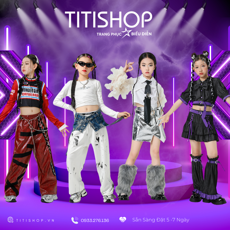 Sét Biểu Diễn Bé Gái Titishop ( Đặt 5-7 Ngày )