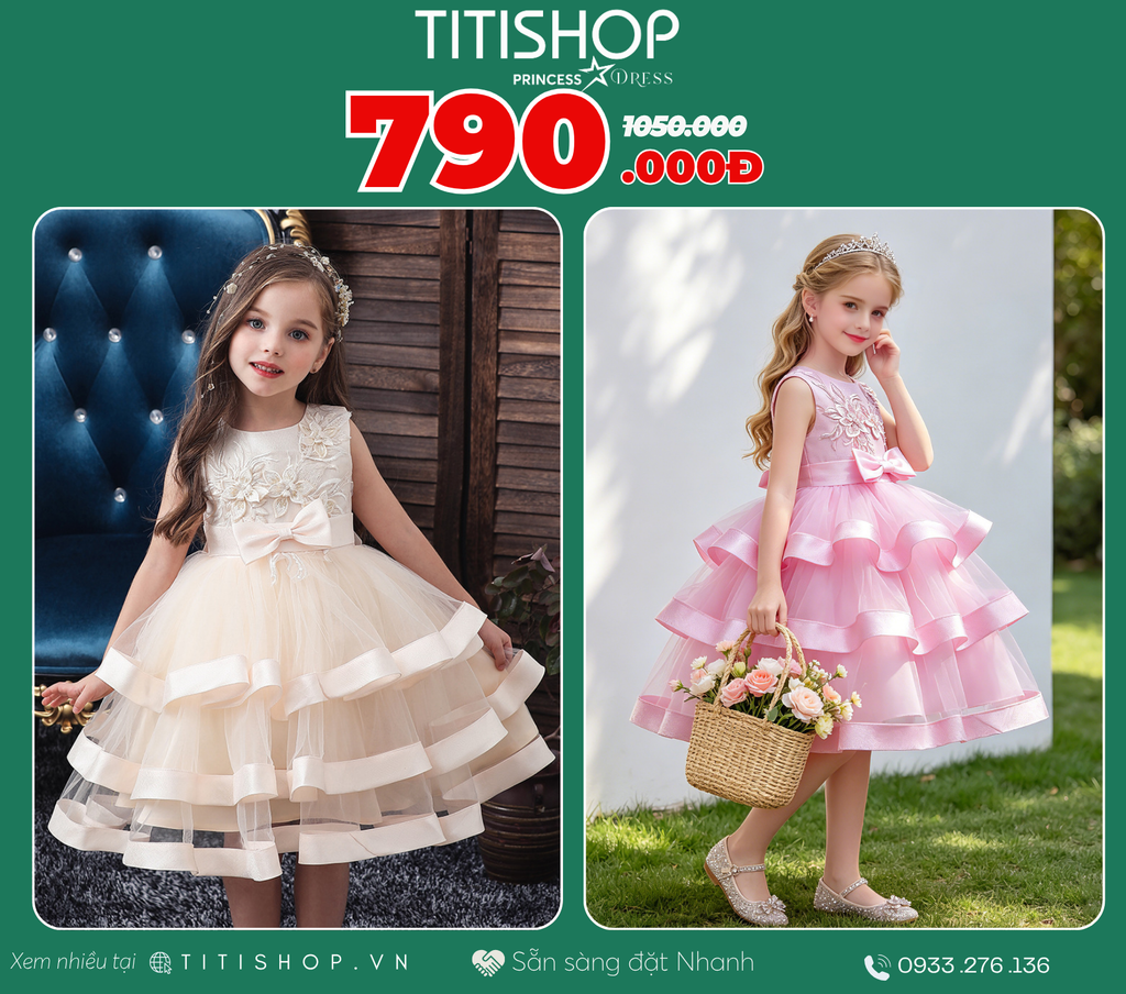 Đầm Công Chúa Titishop Tiết Kiệm