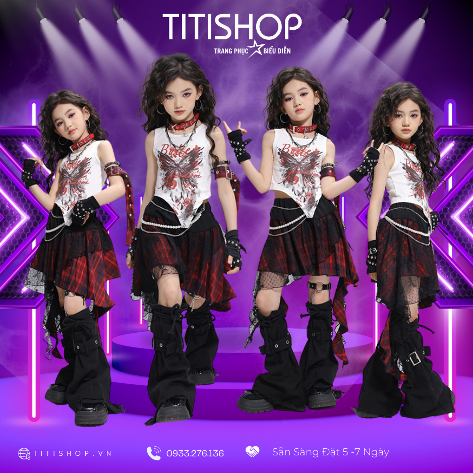 Sét Biểu Diễn Bé Gái Titishop ( Đặt 5-7 Ngày )