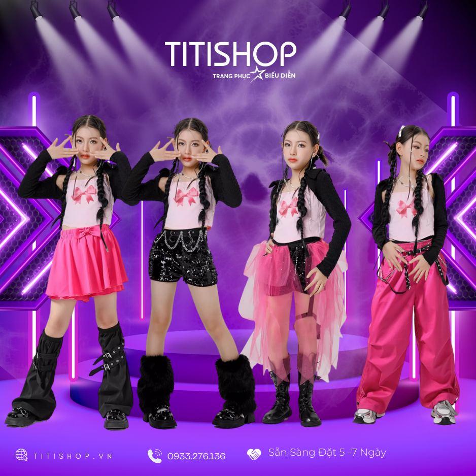 Sét Biểu Diễn Bé Gái Titishop ( Đặt 5-7 Ngày )