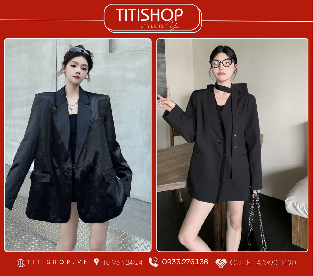 Áo Blazer Dáng Rộng TITISHOP  (S-XL)