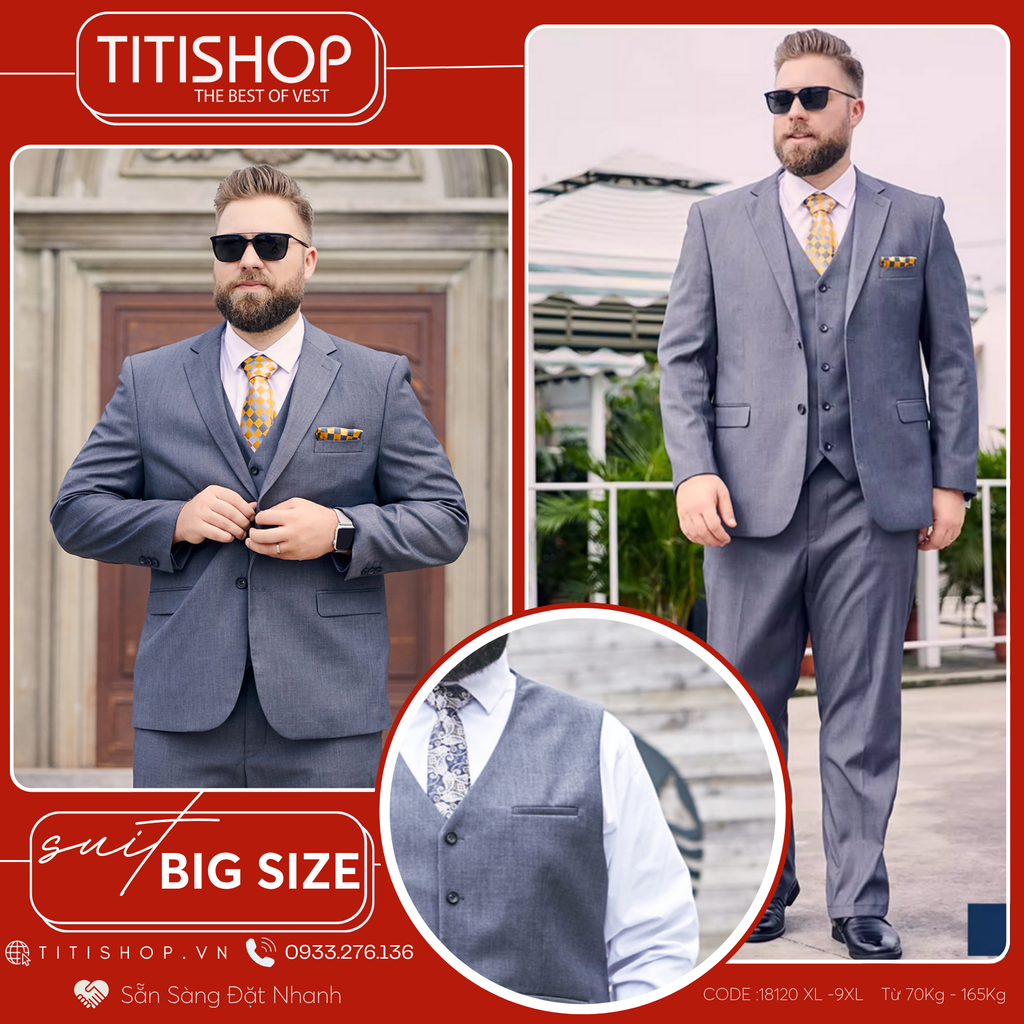 Suit Nam Big Size Titishop (L-12XL)