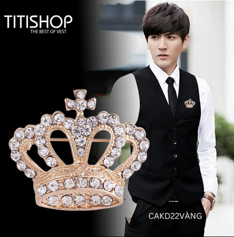 Cài Áo Vest Nam TITISHOP CAKD22