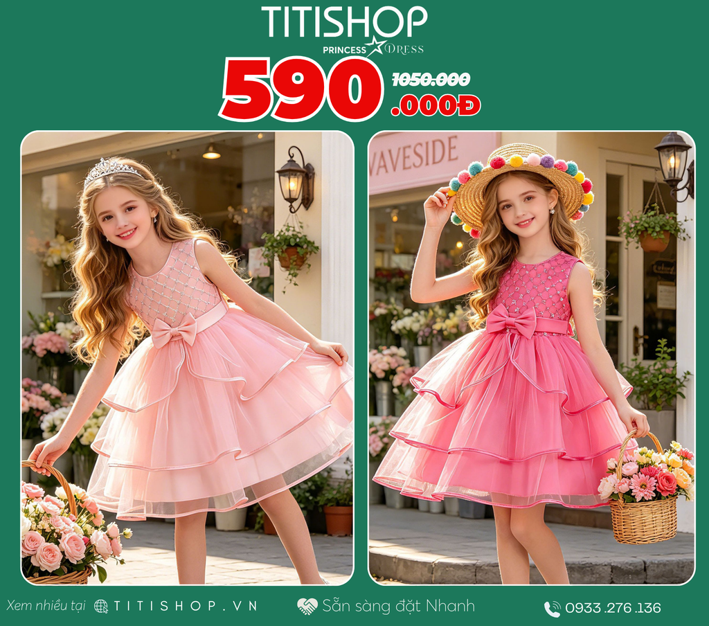 Đầm Công Chúa Titishop Tiết Kiệm