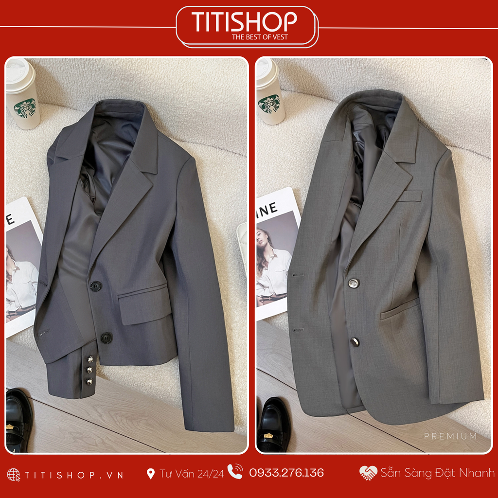 Áo Blazer Nữ Titishop (S-4XL )