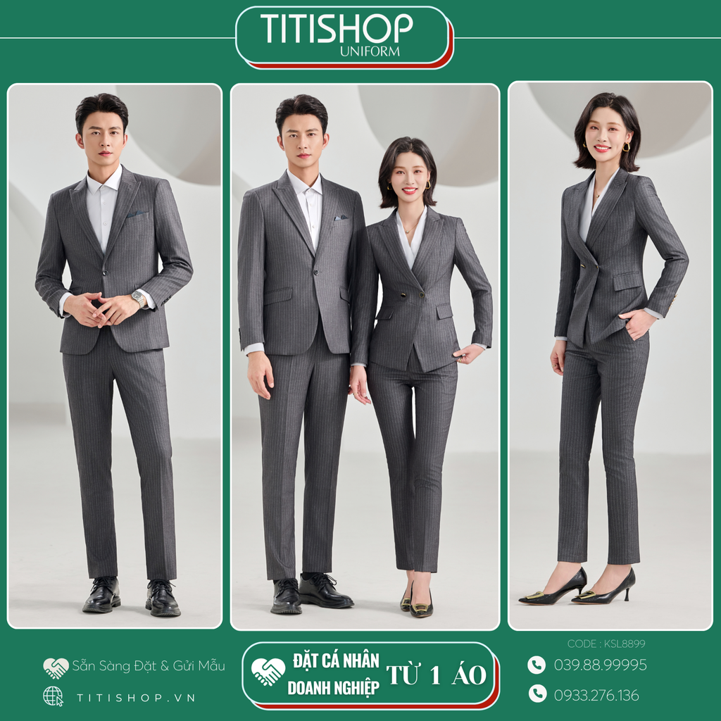 Đồng Phục Veston TITISHOP May Sẵn