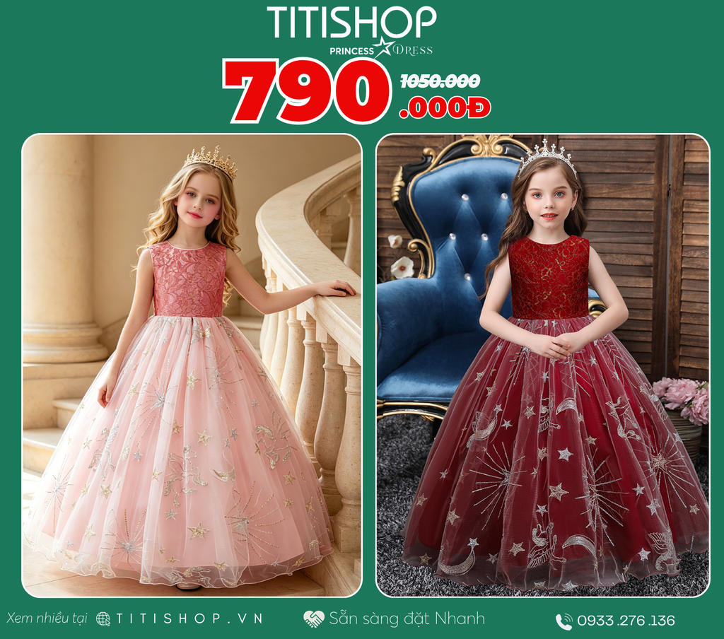 Đầm Công Chúa Titishop Tiết Kiệm