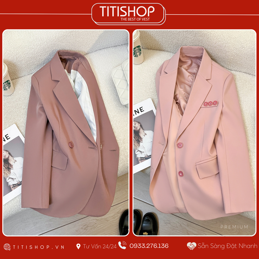 Áo Blazer Nữ Titishop (S-4XL )