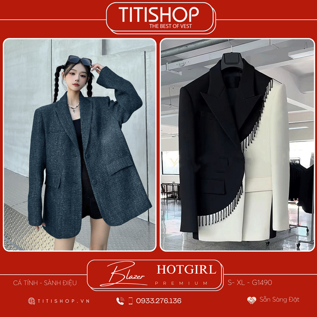 Áo Blazer Hotgirl   (S-XL)