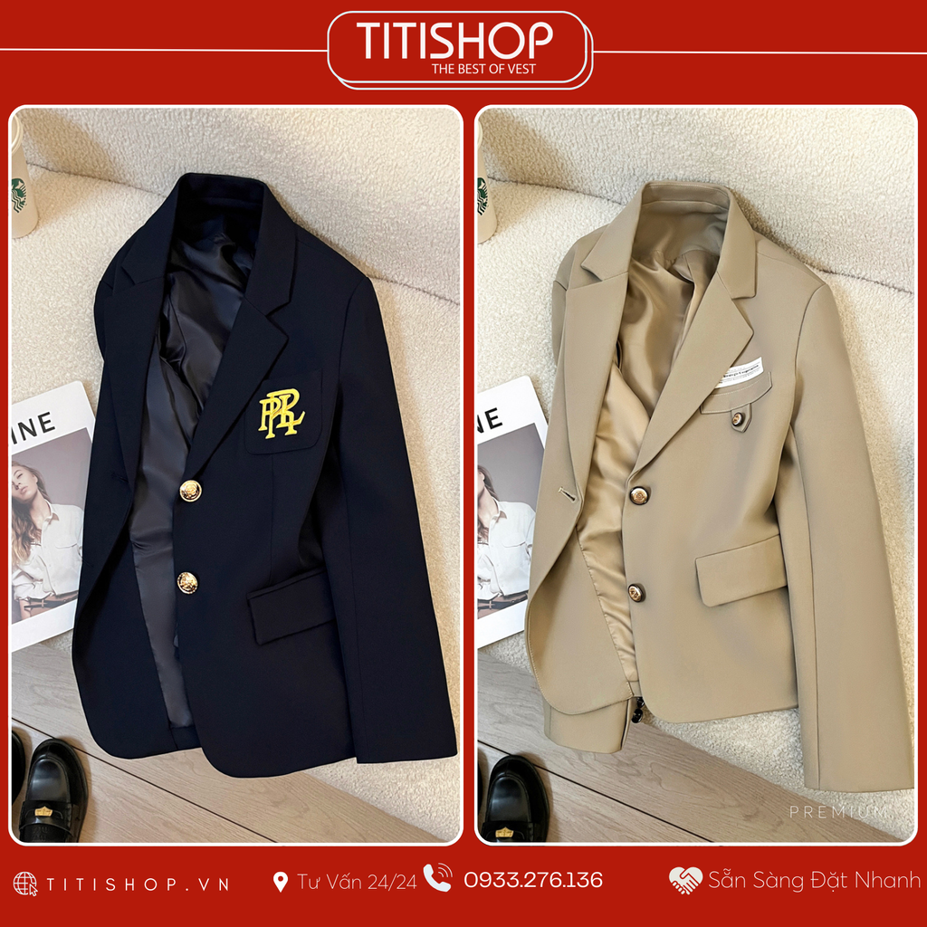 Áo Blazer Nữ Titishop (S-4XL )