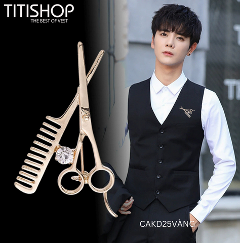 Cài Áo Vest Nam TITISHOP CAKD25