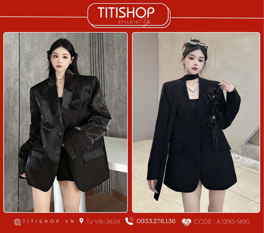 Áo Blazer Dáng Rộng TITISHOP  (S-XL)