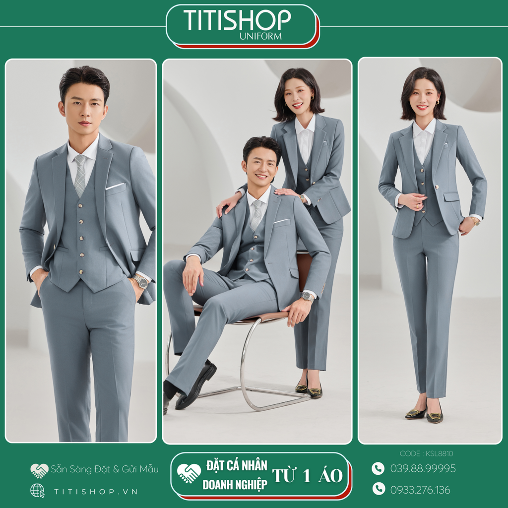 Đồng Phục Veston TITISHOP May Sẵn