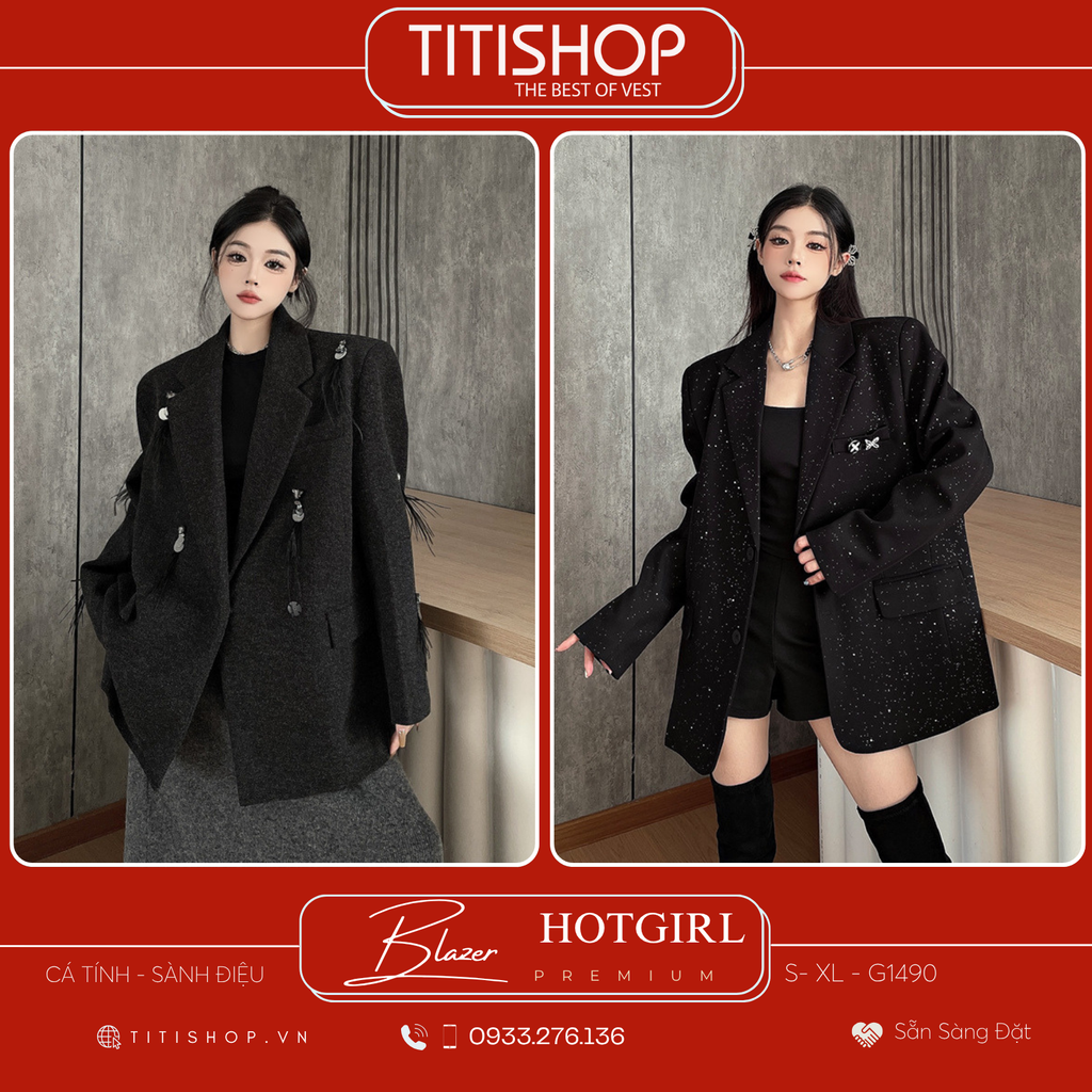 Áo Blazer Hotgirl   (S-XL)