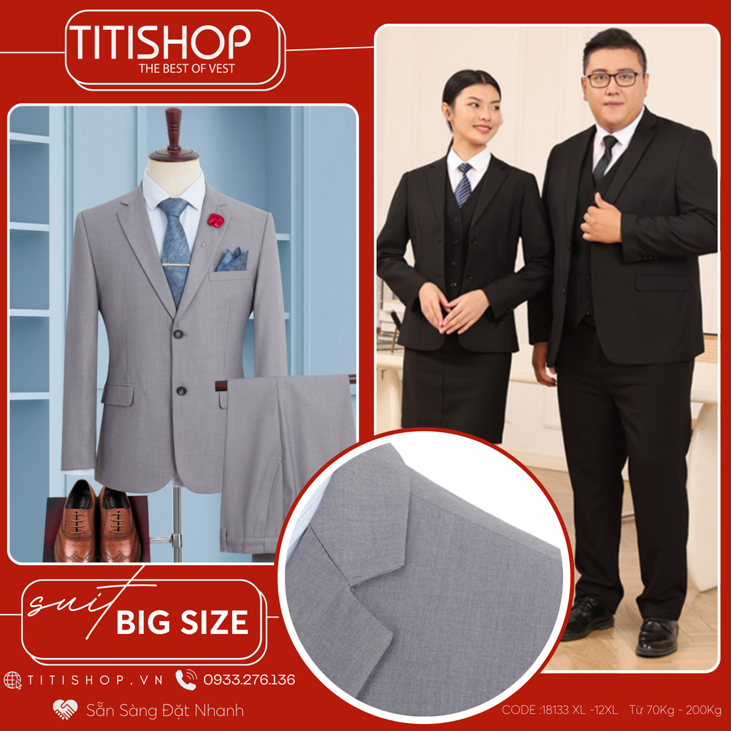 Suit Nam Big Size Titishop (L-12XL)
