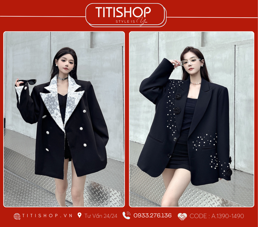 Áo Blazer Dáng Rộng TITISHOP  (S-XL)