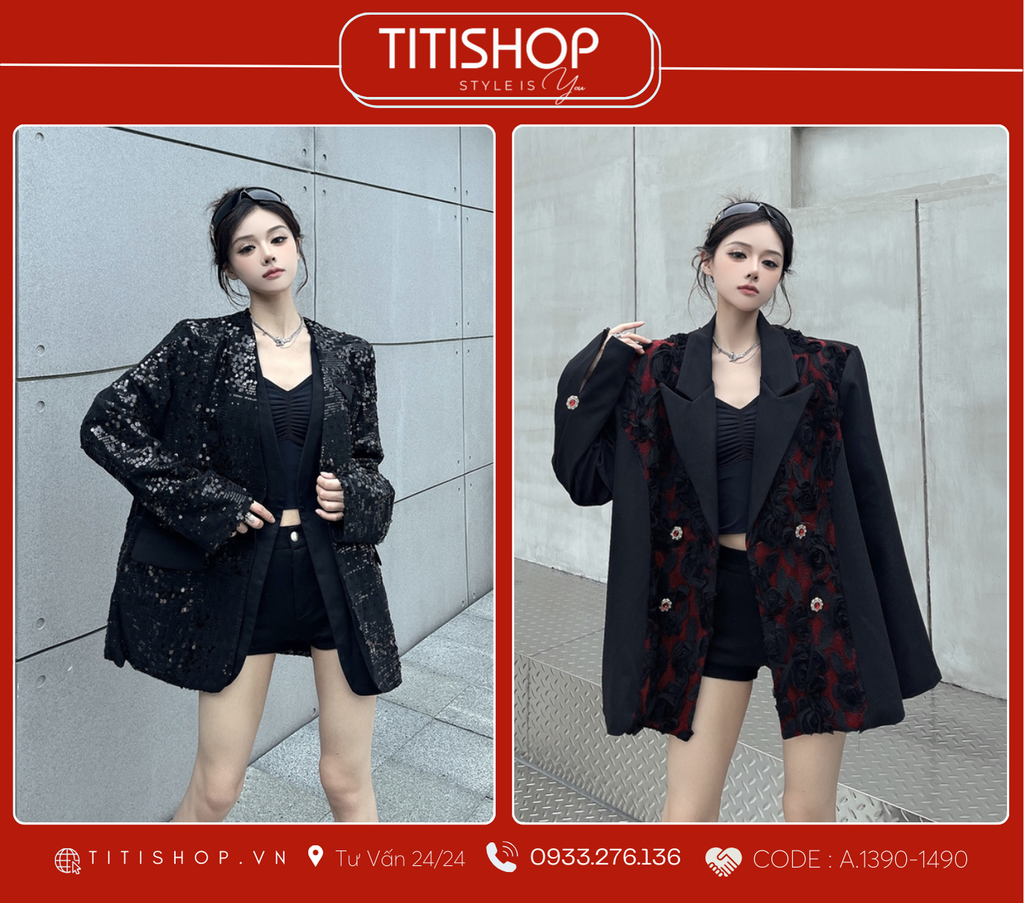 Áo Blazer Dáng Rộng TITISHOP  (S-XL)