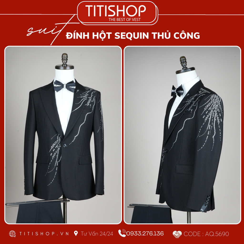 TUXEDO Đính Hột Thủ Công Luxury