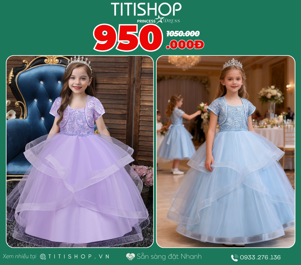 Đầm Công Chúa Titishop Tiết Kiệm