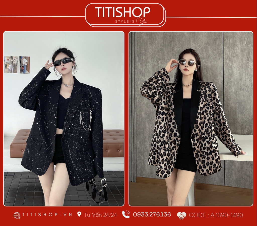 Áo Blazer Dáng Rộng TITISHOP  (S-XL)