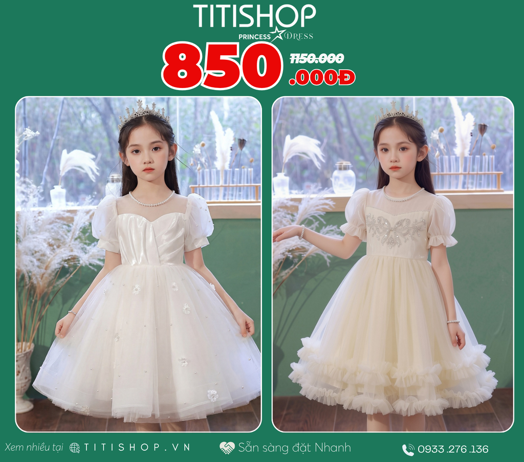 Đầm Công Chúa Titishop Tiết Kiệm